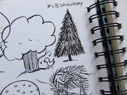 draw things drawing challenge tree daily paper marker