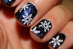 nails snowflake christmas nail snowflakes acrylic designs snow flakes flake holiday pink short winter pretty chirstmas nicole finger snowy navy
