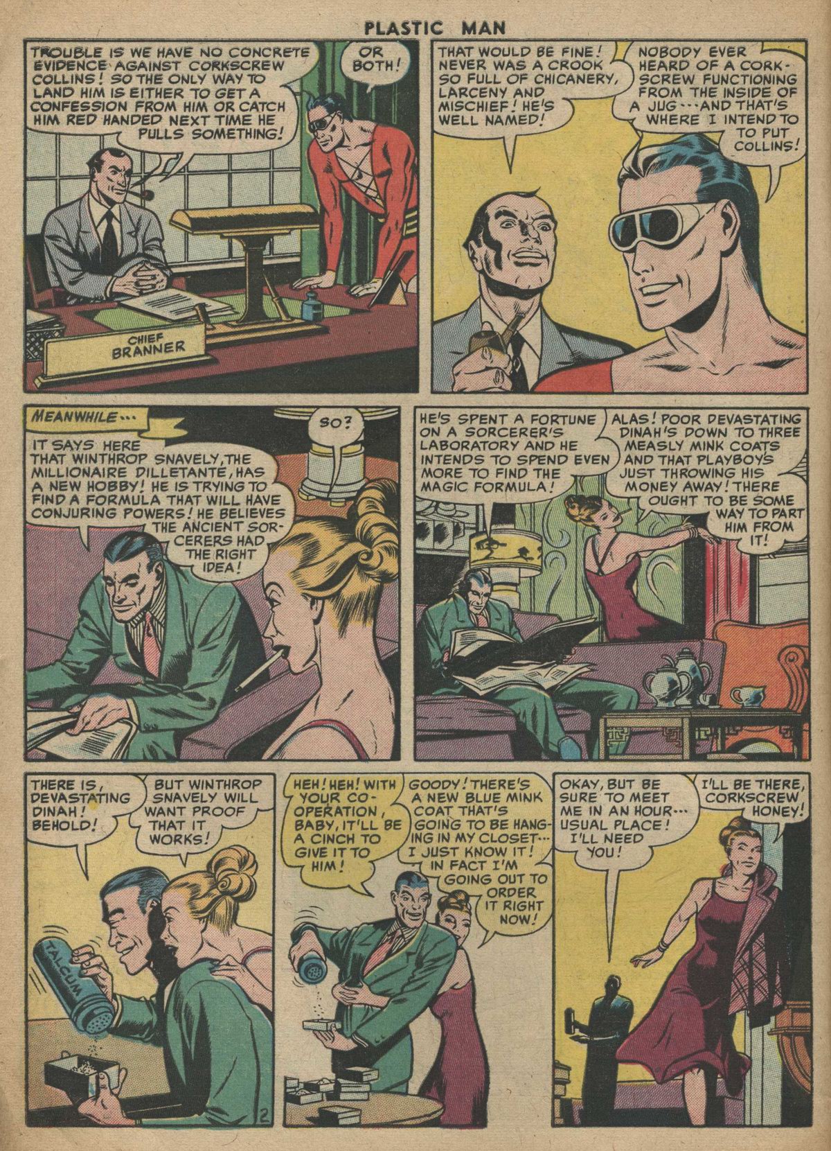 Read online Plastic Man (1943) comic -  Issue #57 - 4