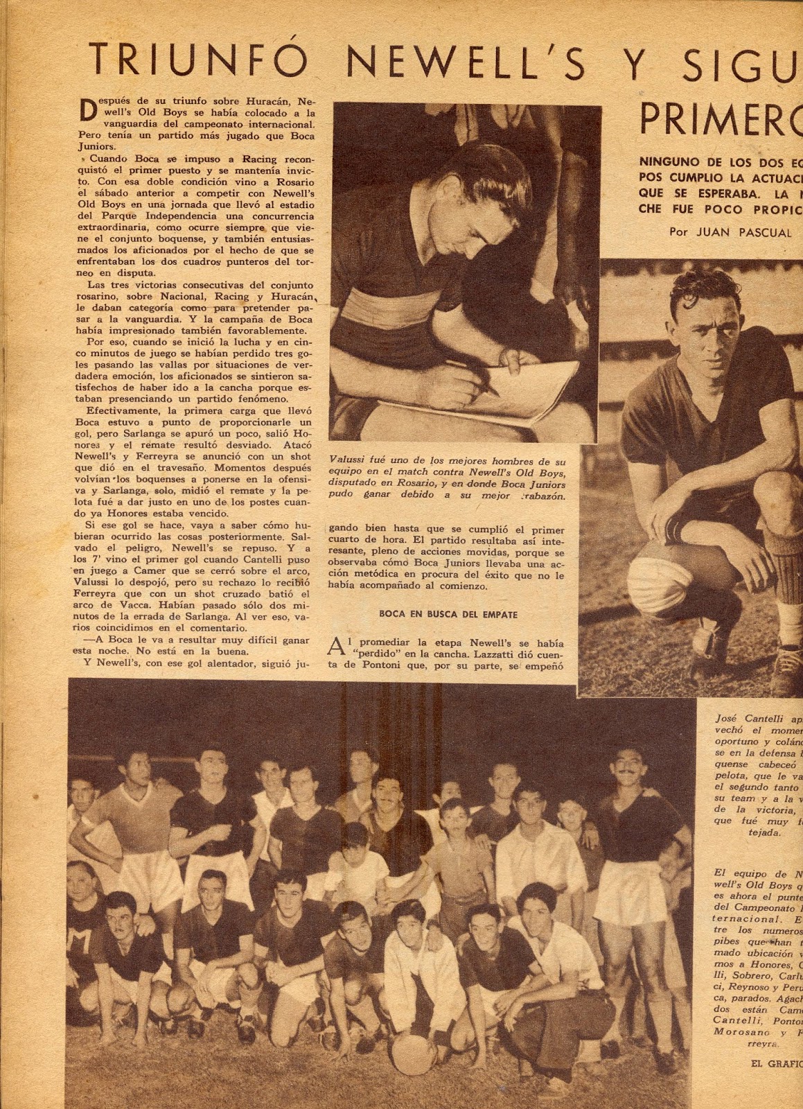 Historia del mas Popular Torneo Internacional Nocturno o Copa de Oro 1943.