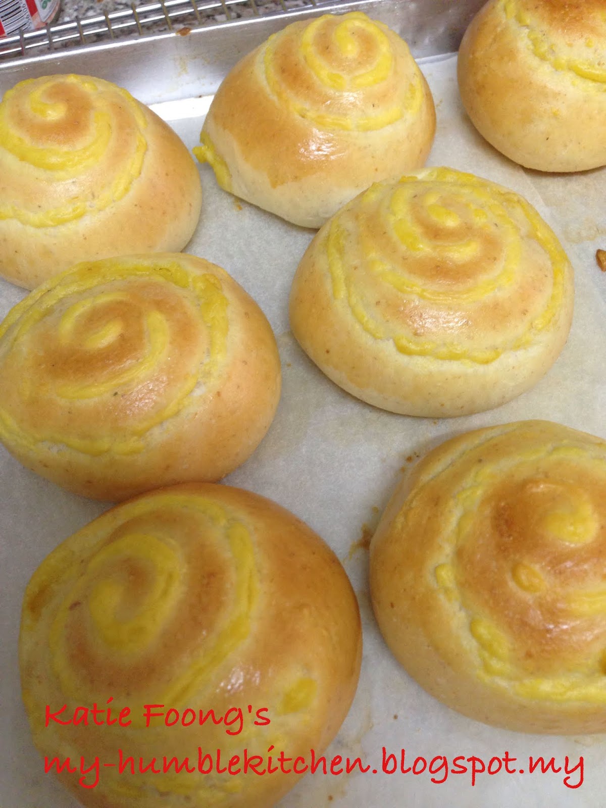 MYHUMBLEKITCHEN ONE PROOF BUNS WITH SWEET CORN CUSTARD FILLING