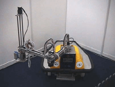 Intelligent Material Handling Mobile Robot