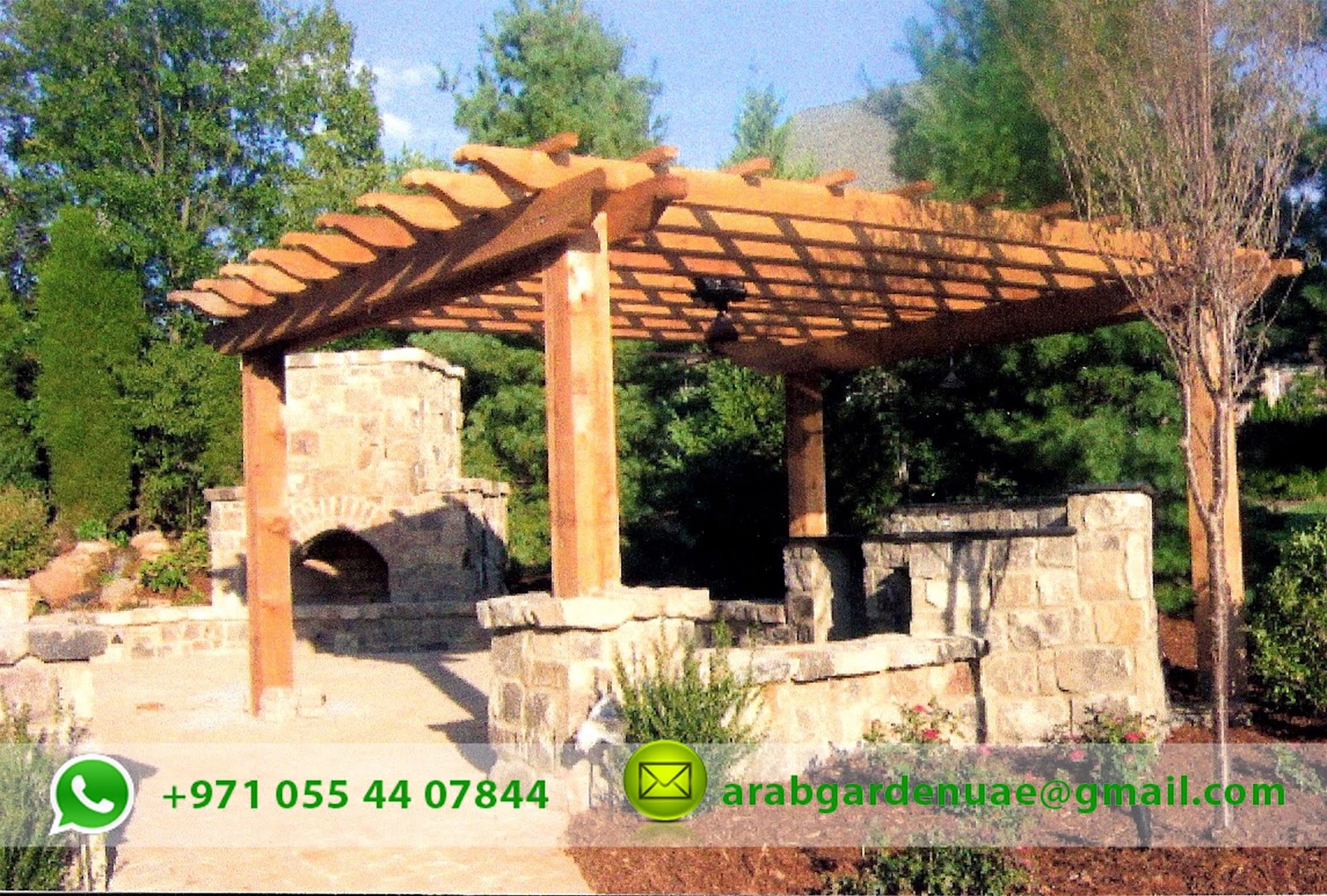 Arab Garden Manufacturers Barbecue Pergola Wooden Pergola Balcony