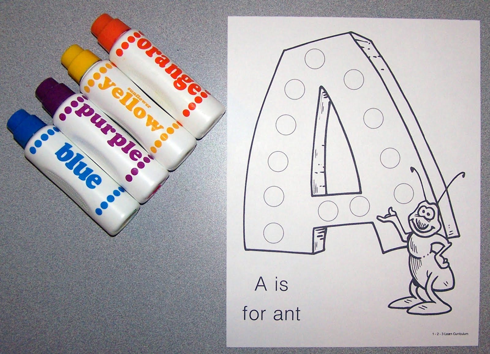 alphabet dauber printables