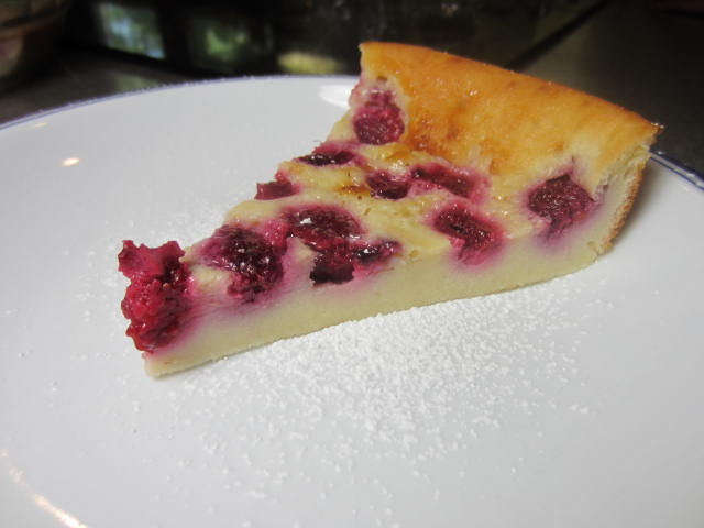 The Greasy Skillet: Crustless Raspberry Custard Pie