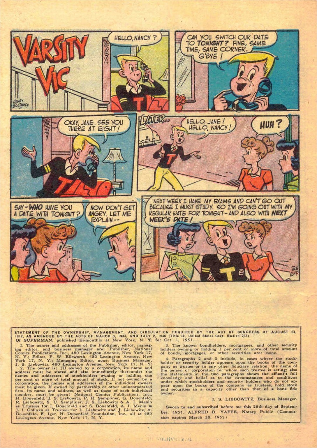 Read online Superman (1939) comic -  Issue #75 - 47