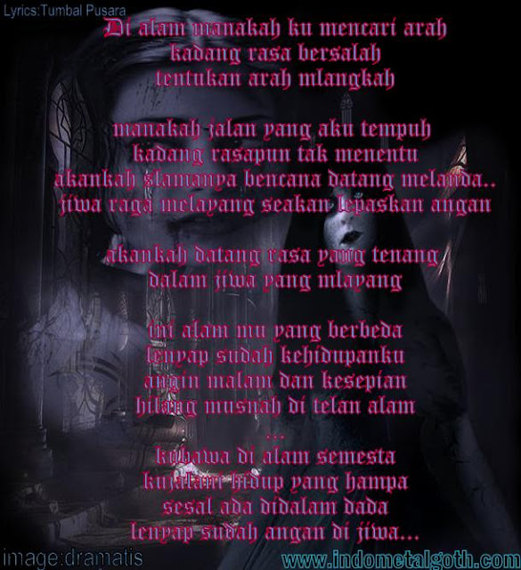 Lyrics Lagu Tumbal Pusara - Belenggu Gothic Metal