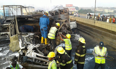 1a3 Photos: LASEMA confirms death of three men in Lagos-Ibadan expressway accident