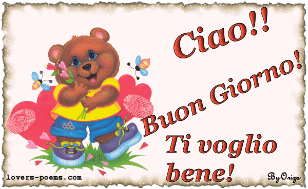 Foto divertenti Cartolina Buongiorno affettuoso jpg (600x369)