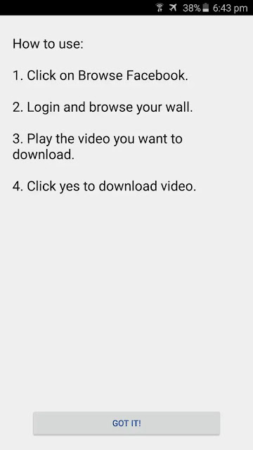 Cara download video di FB dengan memakai aplikasi Cara Download Video di FB dengan Aplikasi Ringan