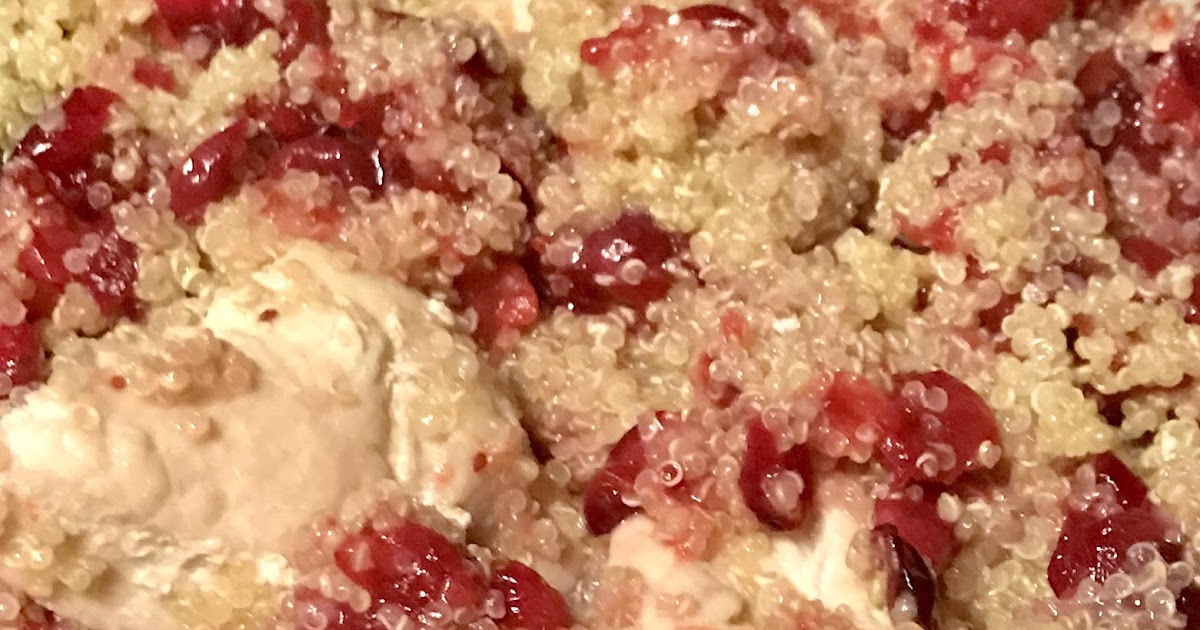 Stitches and Sarcasm Cranberry Chicken Quinoa + Green Beans