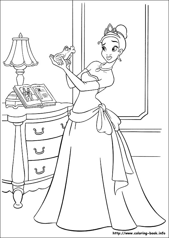 Disney Movie Princesses Tiana Coloring Pages disney-movie-princesses-tiana-coloring-pages