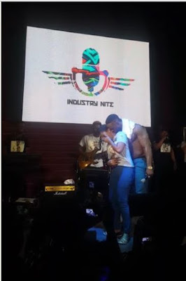 Nigerian Singer, Iyanya Rocks a Female Fan's Butt on Stage (Watch Video)