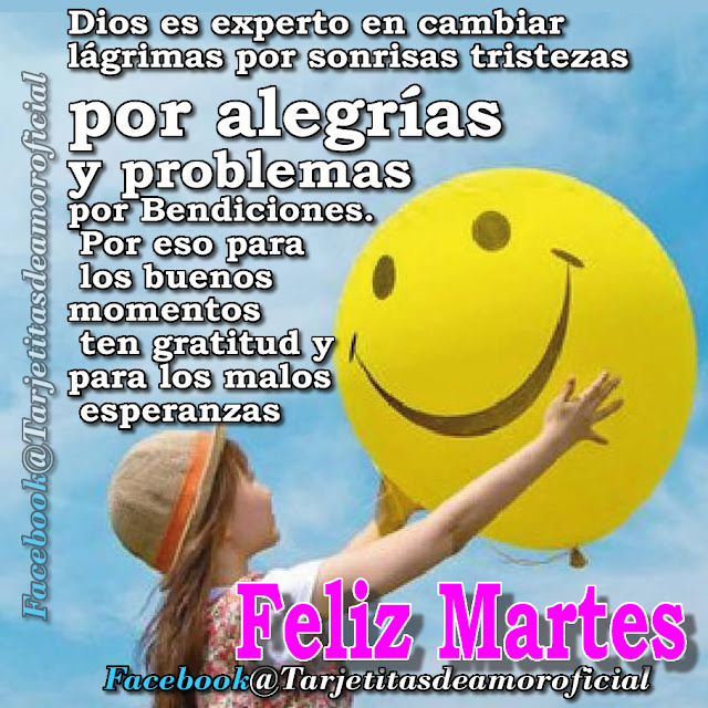 Amor feliz Feliz Martes,te deseo muchos abrazos y Besitos, muchas bendiciones de