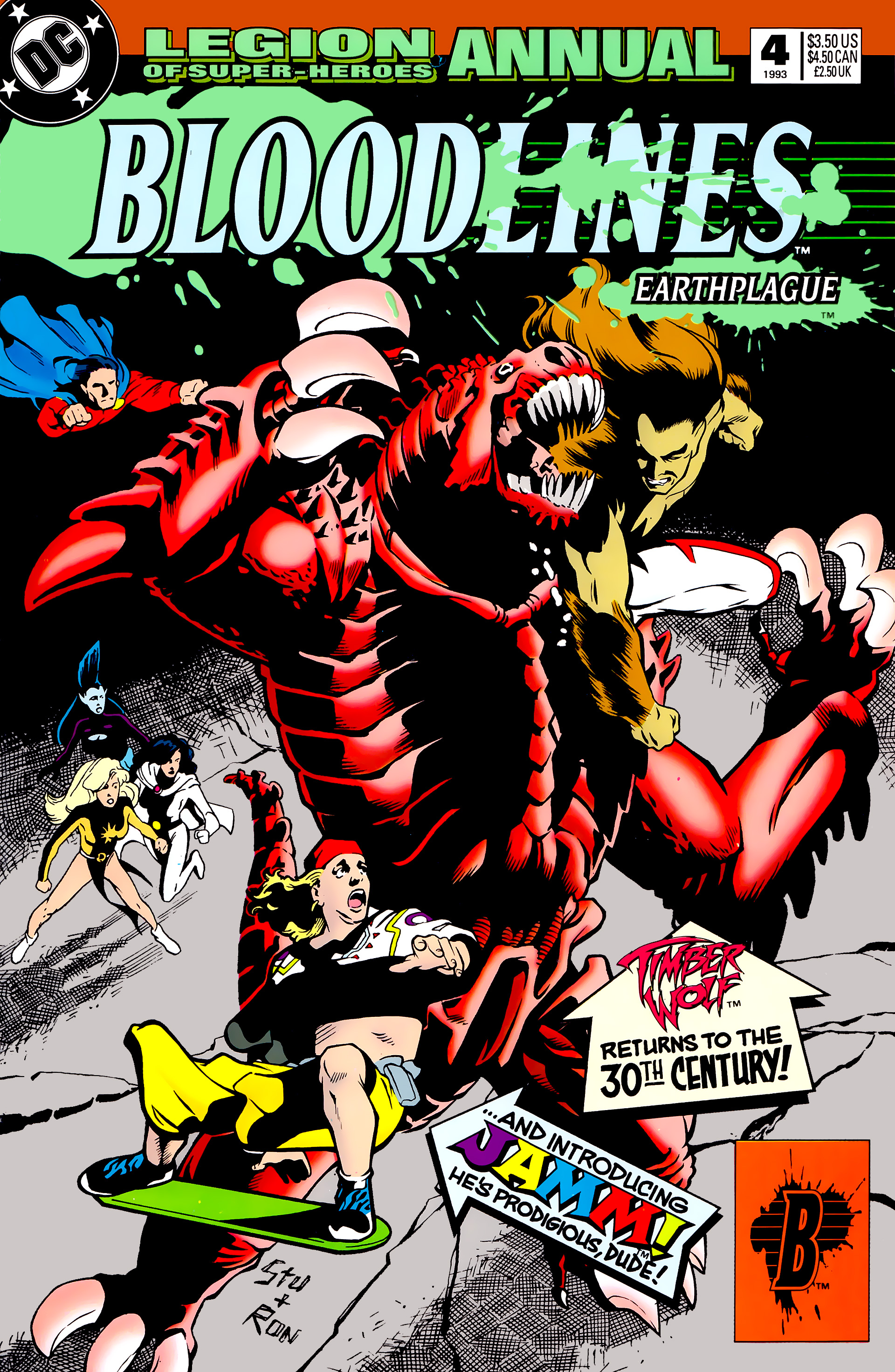 Read online Legion of Super-Heroes (1989) comic -  Issue # _Annual 4 - 1