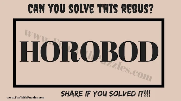 HOROBOD | Can you solve this Rebus Puzzle?