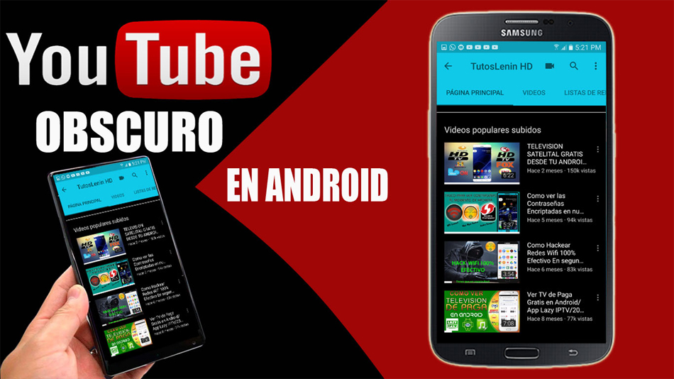 COMO TENER YOUTUBE OFICIAL CON FONDO NEGRO / OBSCURO TECNOBLOGIA