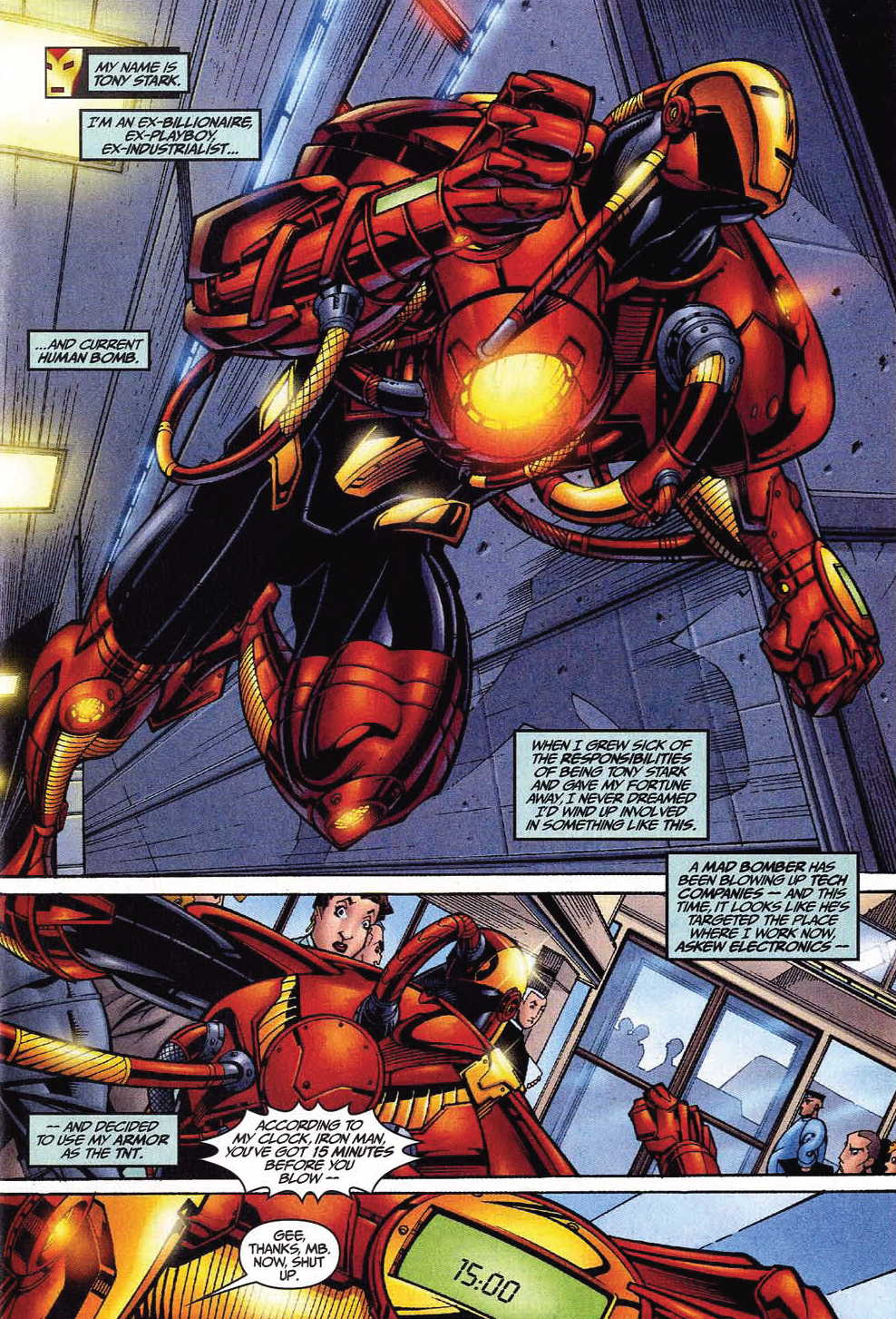 Read online Iron Man (1998) comic -  Issue #43 - 3