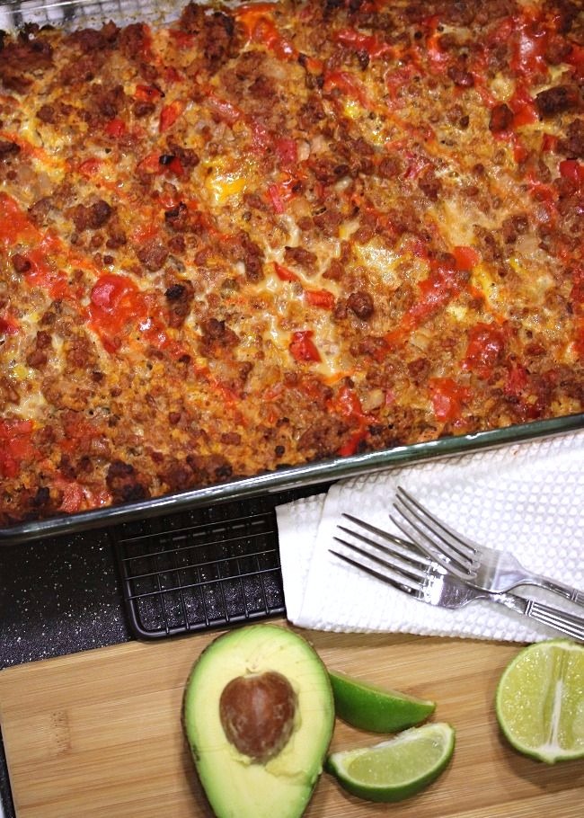 Just Jessie B Beef Enchilada Bake Paleo, Keto, Whole30