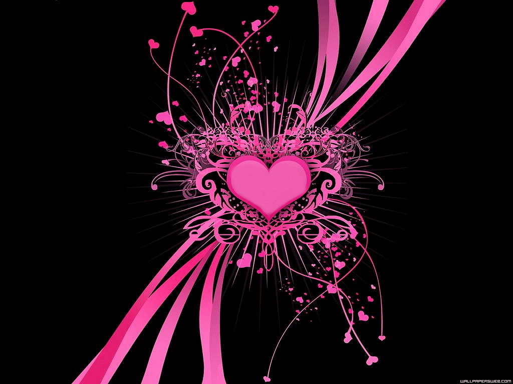 Touch My Heart: 25 Beautiful pink heart wallpapers