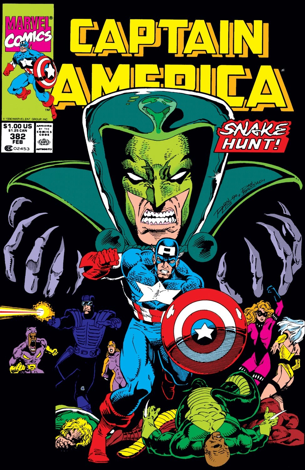 Read online Captain America (1968) comic -  Issue #382 - 1