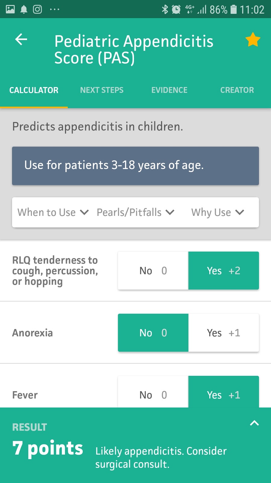 Aplicativos de Medicina Aplicativo para diagnóstico de Apendicite