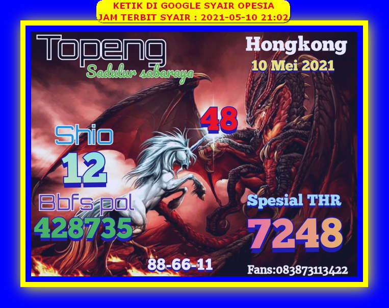 Syair Hk Malam Ini Senin 10 Mei 2021 Opesia Official Syair Hk Malam Ini Senin 10 Mei 2021 Opesia Official