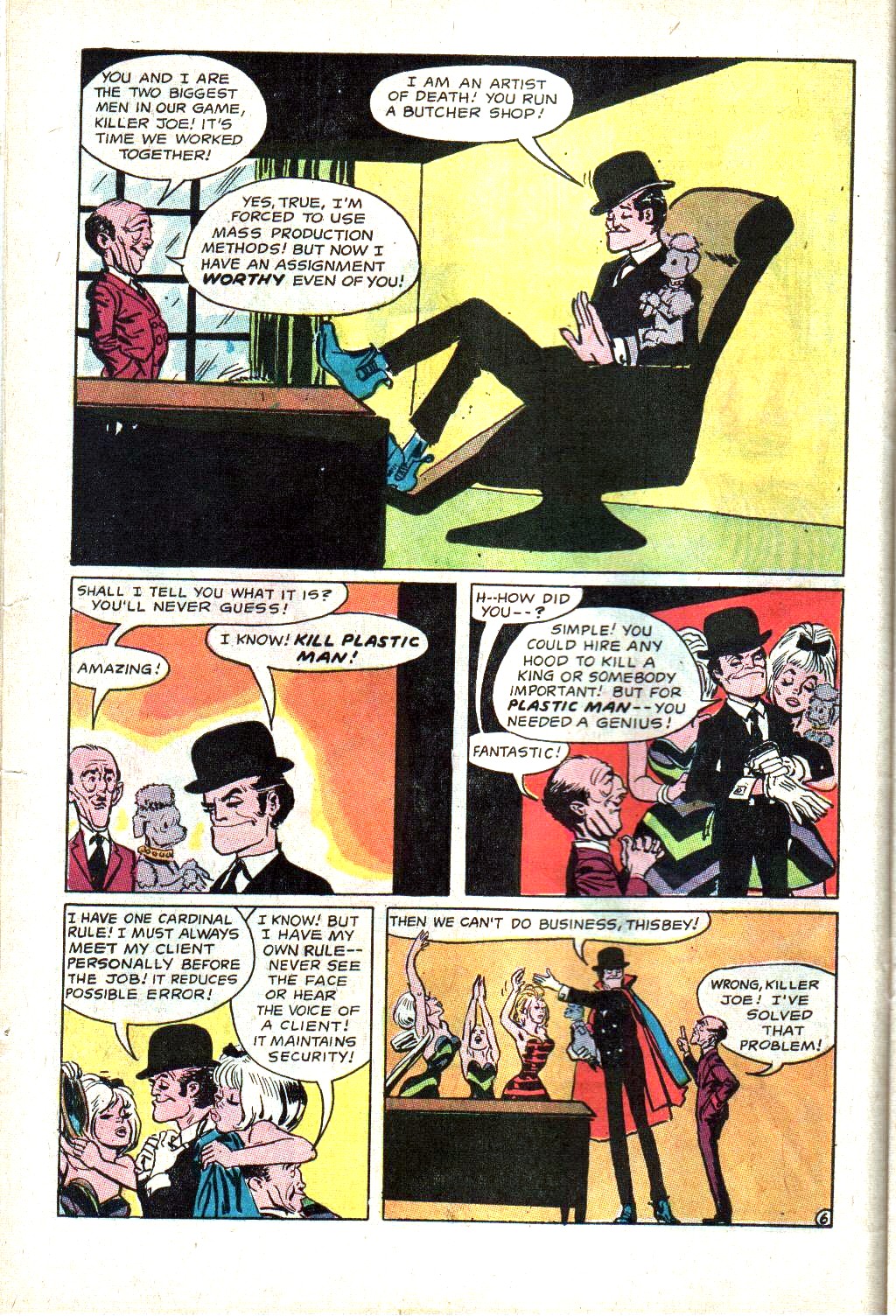 Read online Plastic Man (1966) comic -  Issue #9 - 10