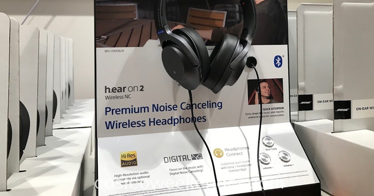 Sony h.ear on 2 Noise Canceling Wireless Headphones WHH900N Costco