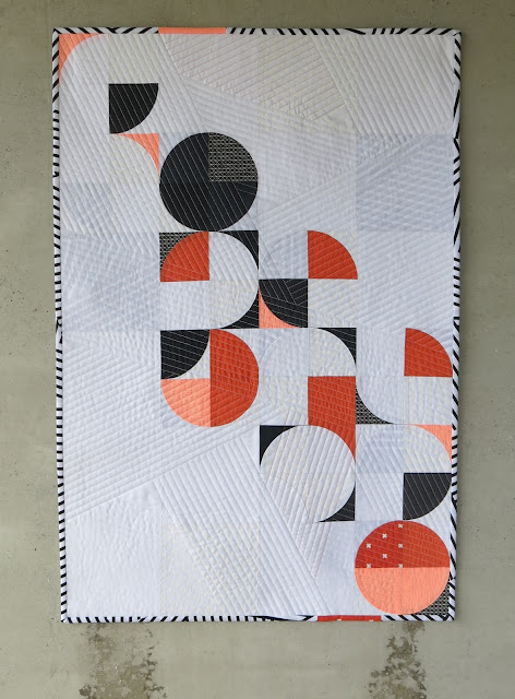 Luna Lovequilts - Orange Pop - Designed for France Patchwork magazine