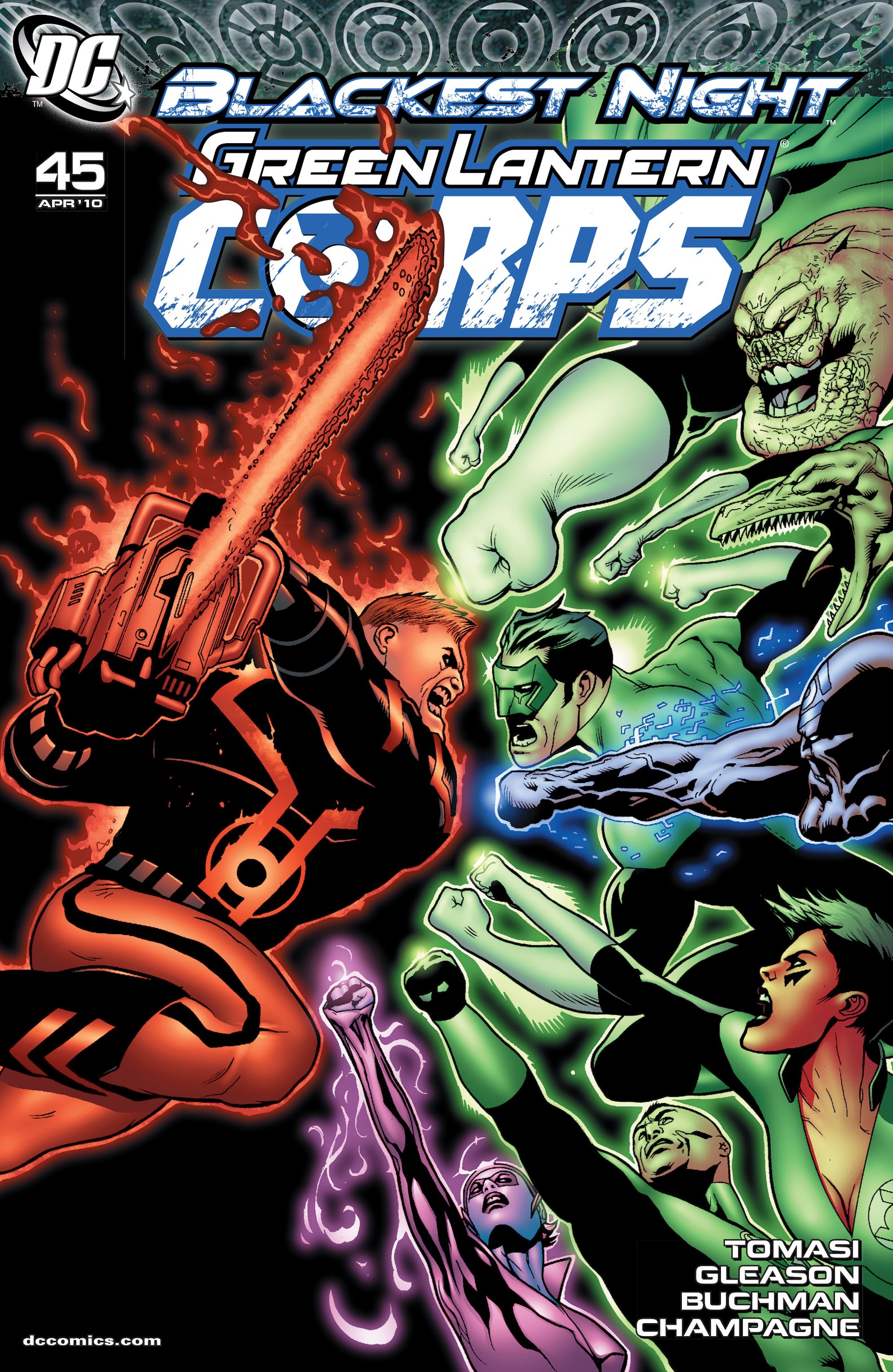 Read online Green Lantern Corps (2006) comic -  Issue #45 - 1