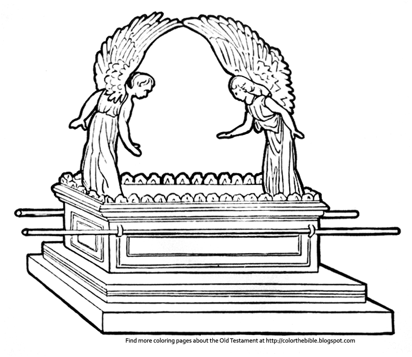 The Ark Of The Covenant Coloring Pages Color The Bible