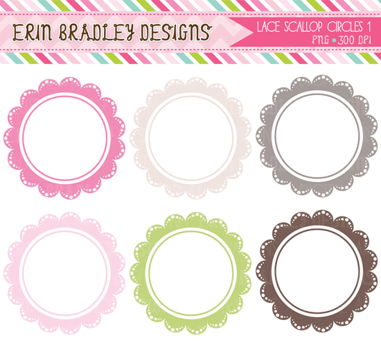 lace circle clip art free - photo #12