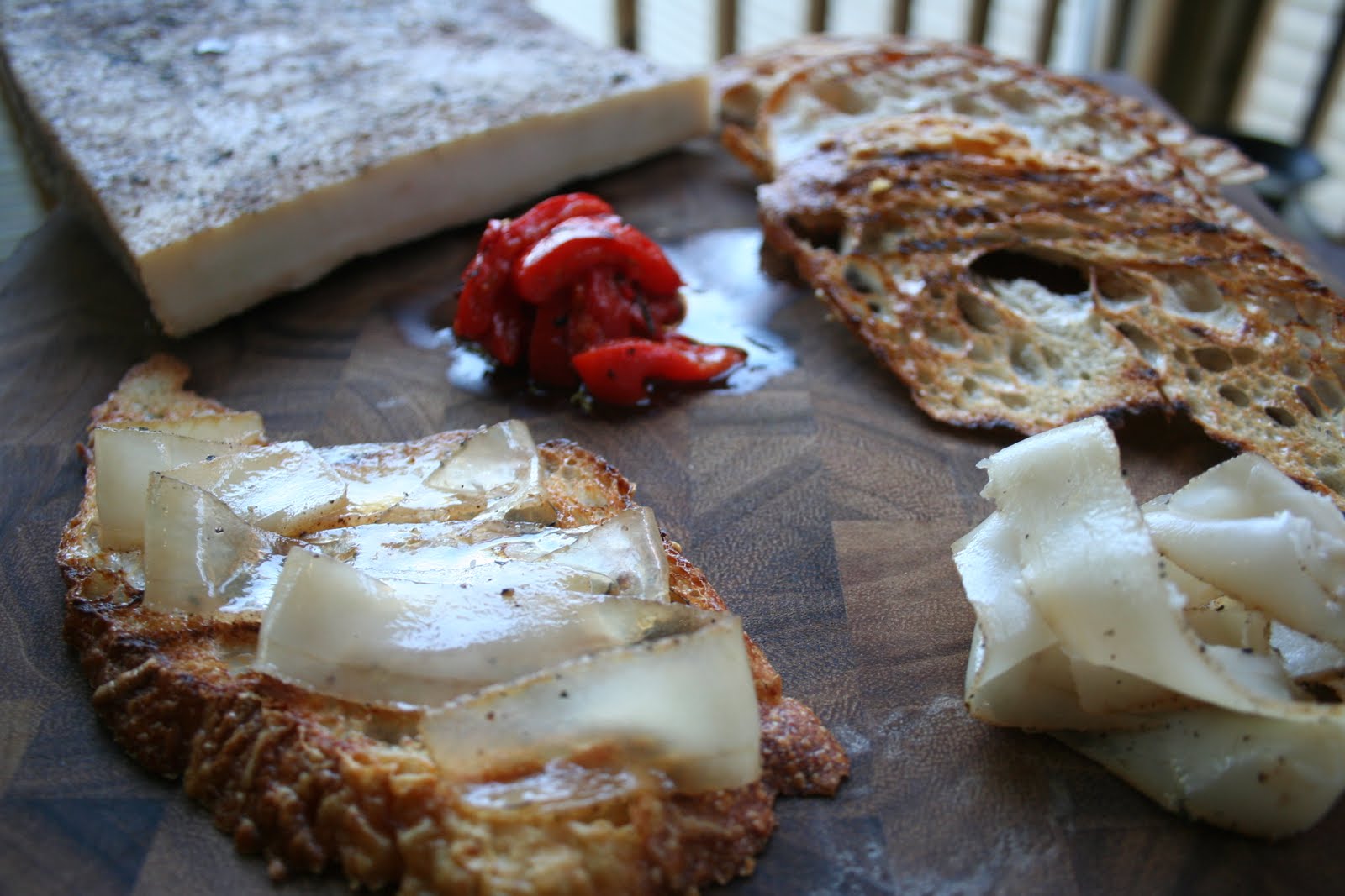 Low on the Hog Lardo, my first attempt!