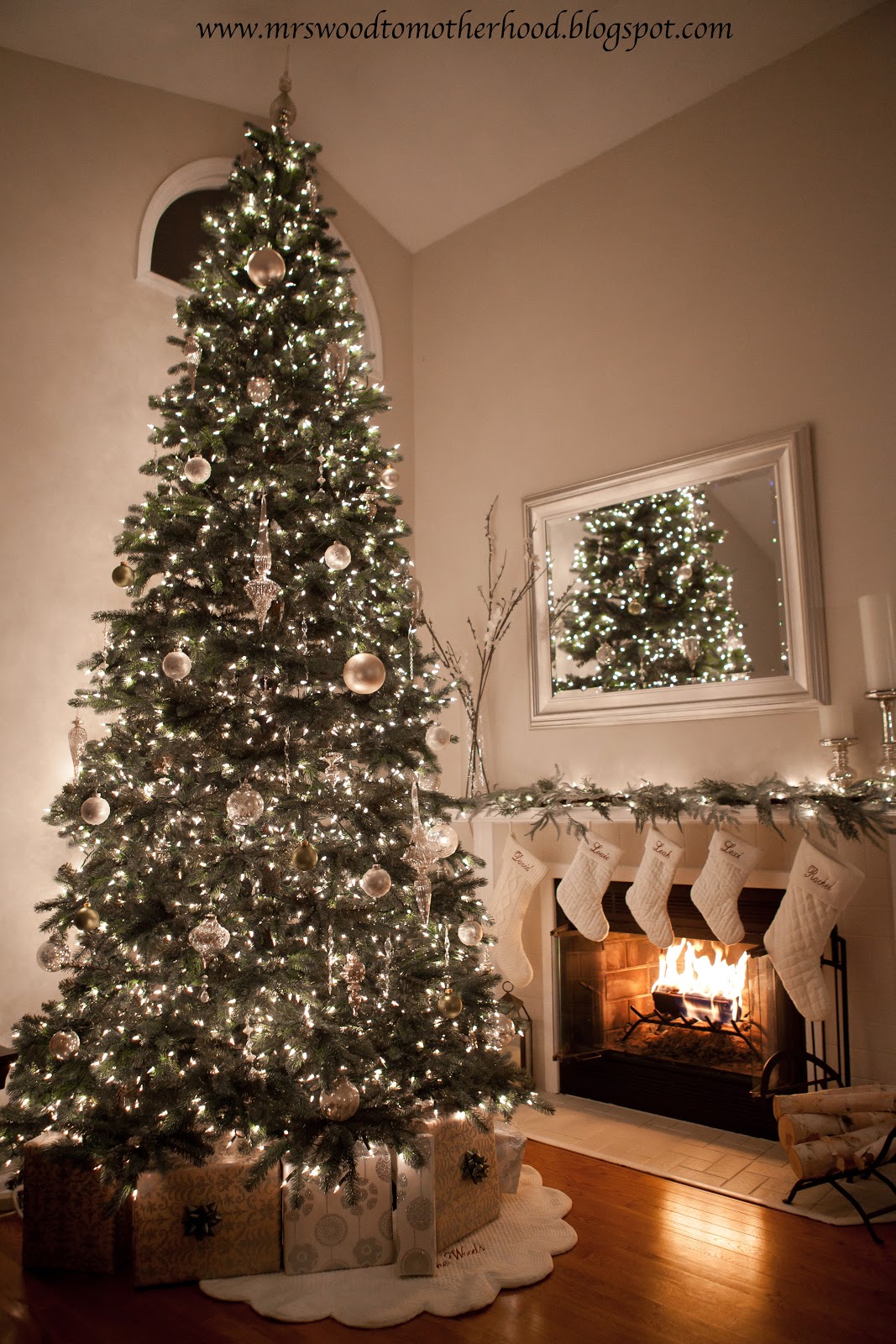 Mrs. Wood to Motherhood Christmas Decor Home Tour!