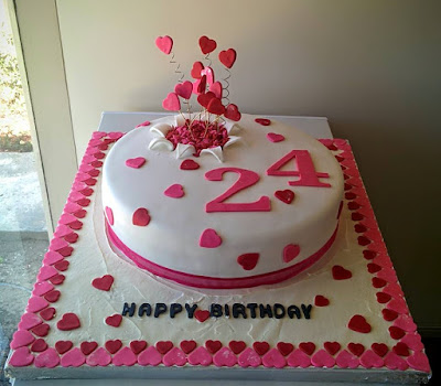 24th-birthday cake