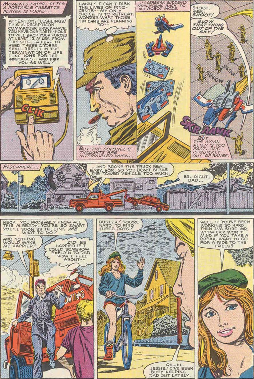 Read online The Transformers (1984) comic -  Issue #11 - 10