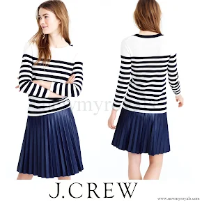 Kate Middleton wore J Crew Tippi Striped Sweater