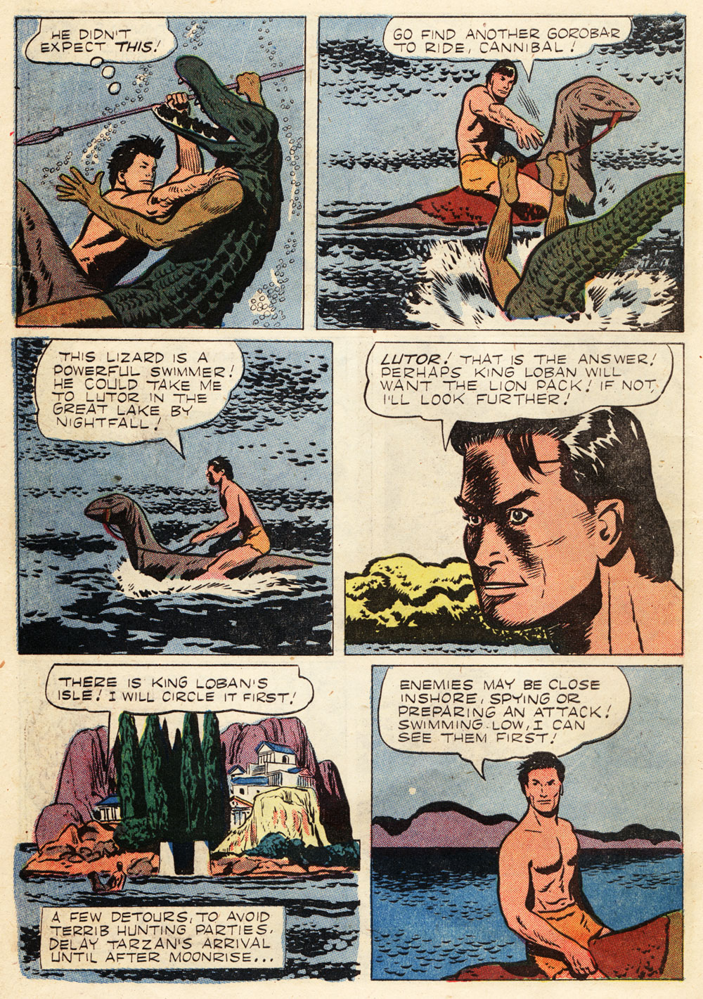 Read online Tarzan (1948) comic -  Issue #71 - 10