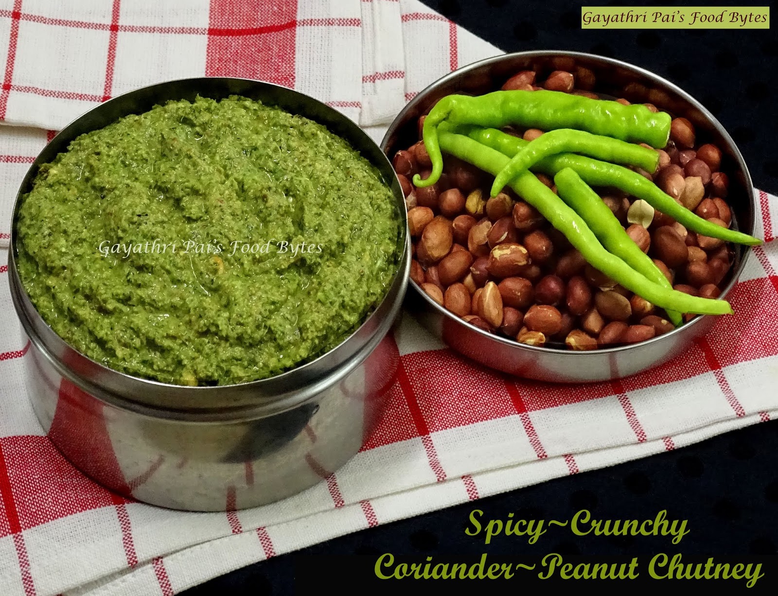 Gayathri Pai's Food Bytes SpicyCrunchy Coriander LeavesRoasted