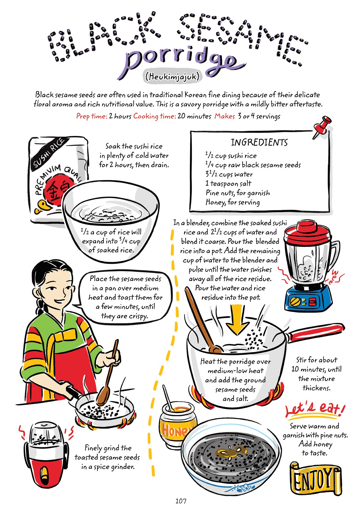 Read online Cook Korean! A Comic Book With Recipes comic -  Issue # TPB (Part 2) - 8