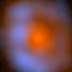Snow line retreating from a young star reveals organic molecules around it 