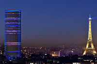 Resultado de imagen de torre montparnasse de noche