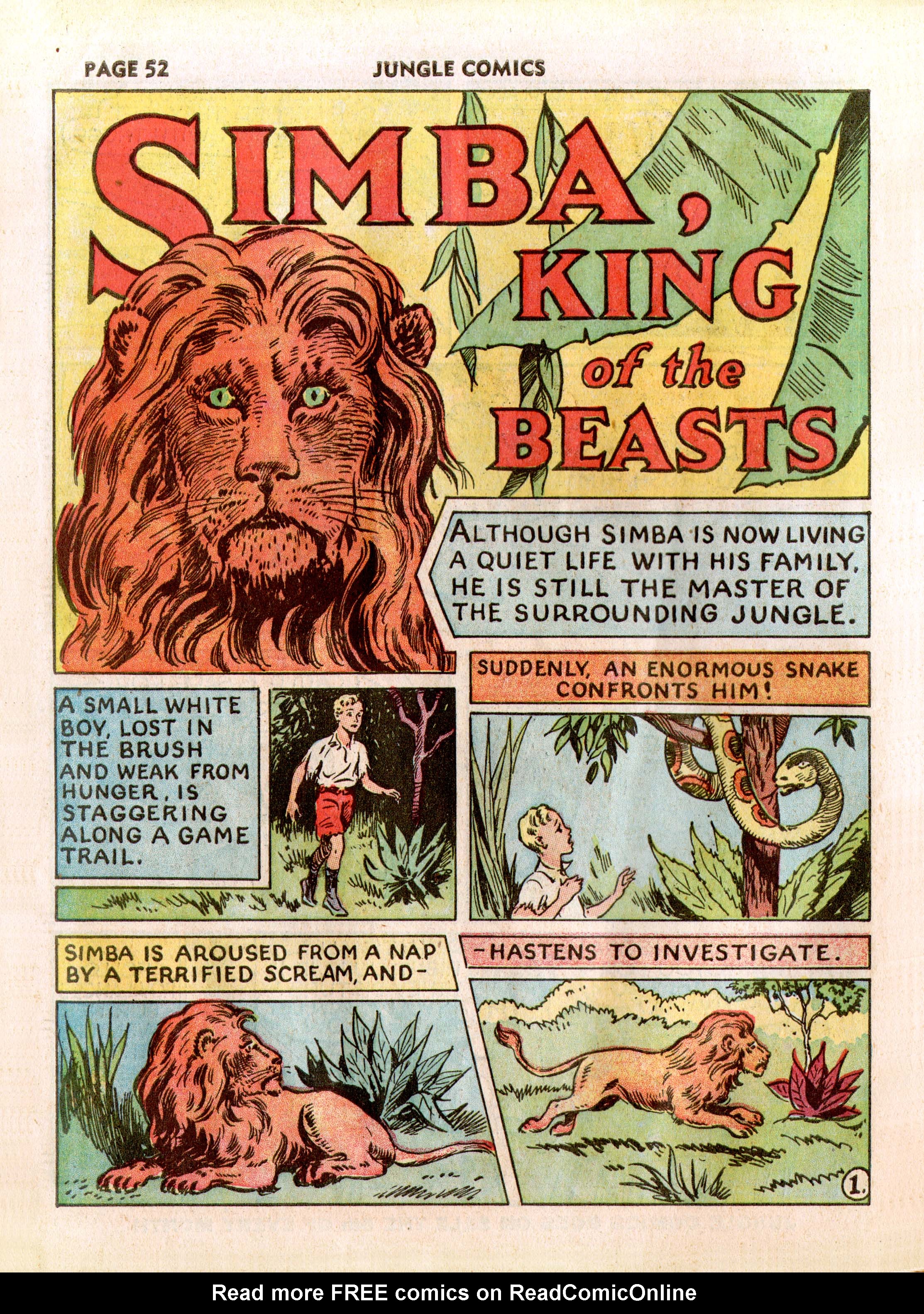 Read online Jungle Comics comic -  Issue #3 - 54