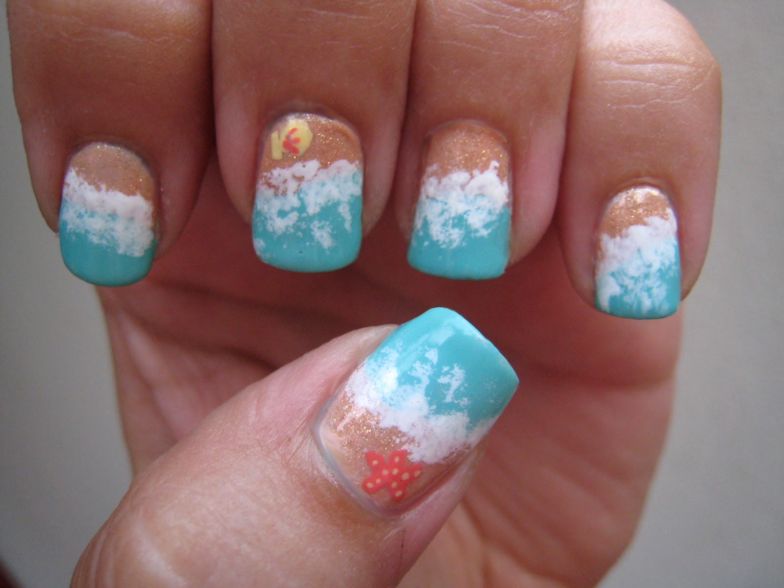 4. Simple Wave Nail Art - wide 9