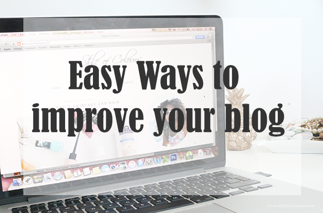 Easy ways to improve your blog