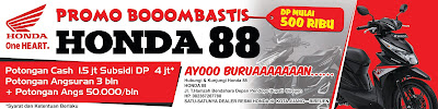Contoh Spanduk dan Banner Promosi Honda