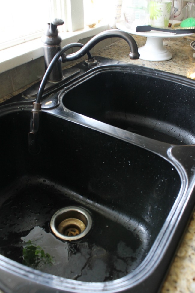 A New Sink and Faucet And how to shine up a porcelain sink The