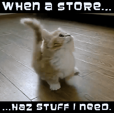 shopping cat