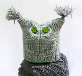 pattern for baby hat, knit owl pattern, baby owl hat